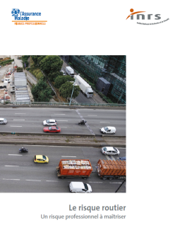 Le risque routier, un risque professionnel à maîtriser