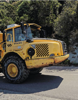 Conditions de circulation des engins de TP sur route
